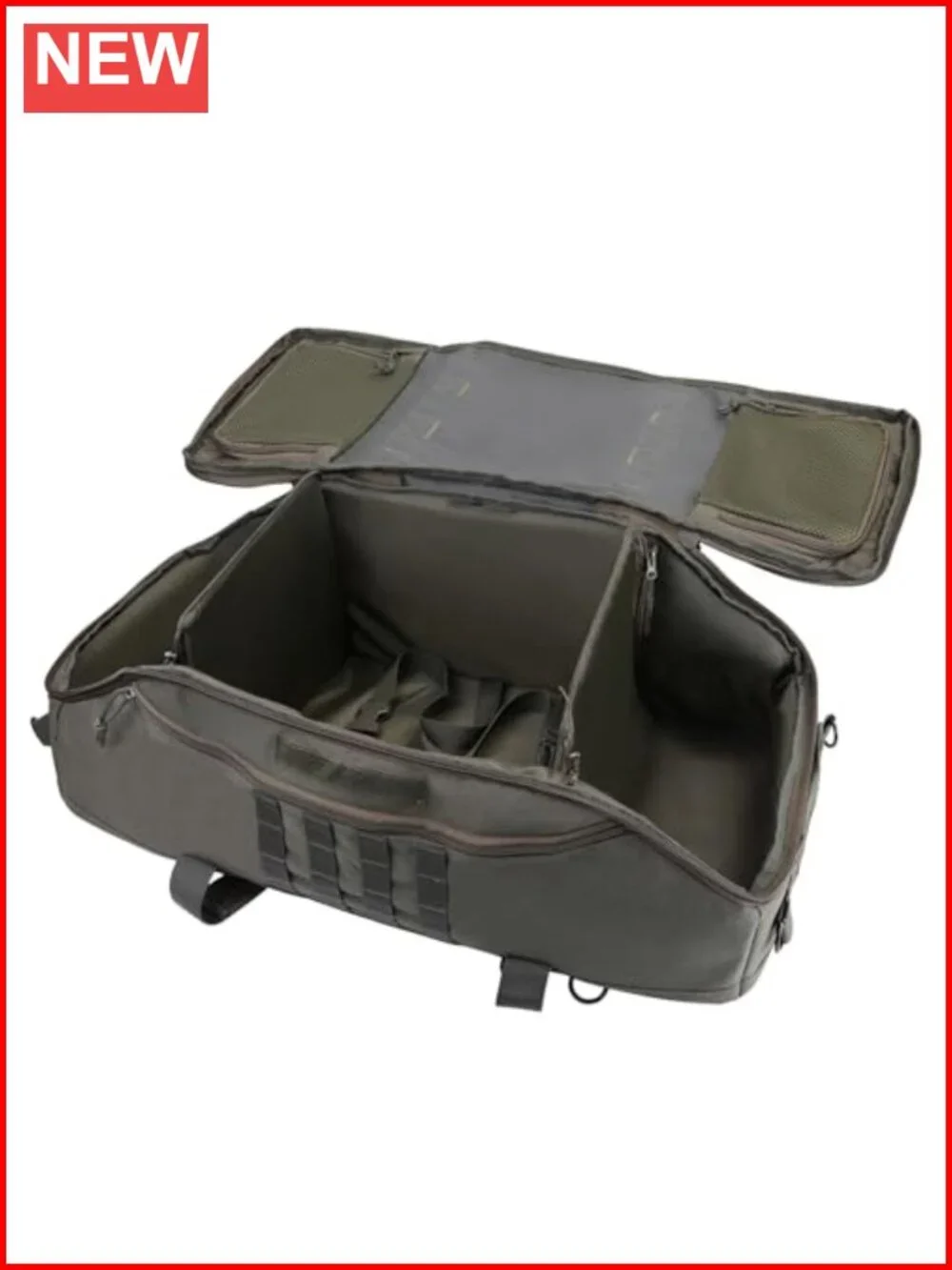55L Large Tactical Duffle Bag, 3-in-1 MOLLE Pack for Sports Gym Outdoor